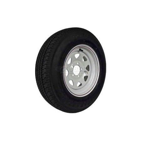 Martin Wheel Martin Wheel 205/75R-15 Radial Trailer Tire & Custom Spoke Wheel Assembly DM205R5C-5CI DM205R5C-5CI
